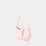 Sac Porté Épaule Small Hobo - Versace - Cuir - Rose