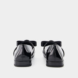 Ballerines T.20 - Versace - Cuir - Noir
