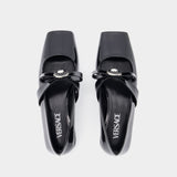 Ballerines T.20 - Versace - Cuir - Noir