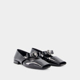 Ballerines T.20 - Versace - Cuir - Noir