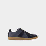 Baskets Replica en Cuir Bleu