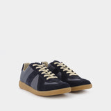 Baskets Replica en Cuir Bleu