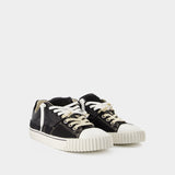 Baskets Evolution Low Top en Cuir Noir