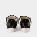 Baskets Evolution Low Top en Cuir Noir