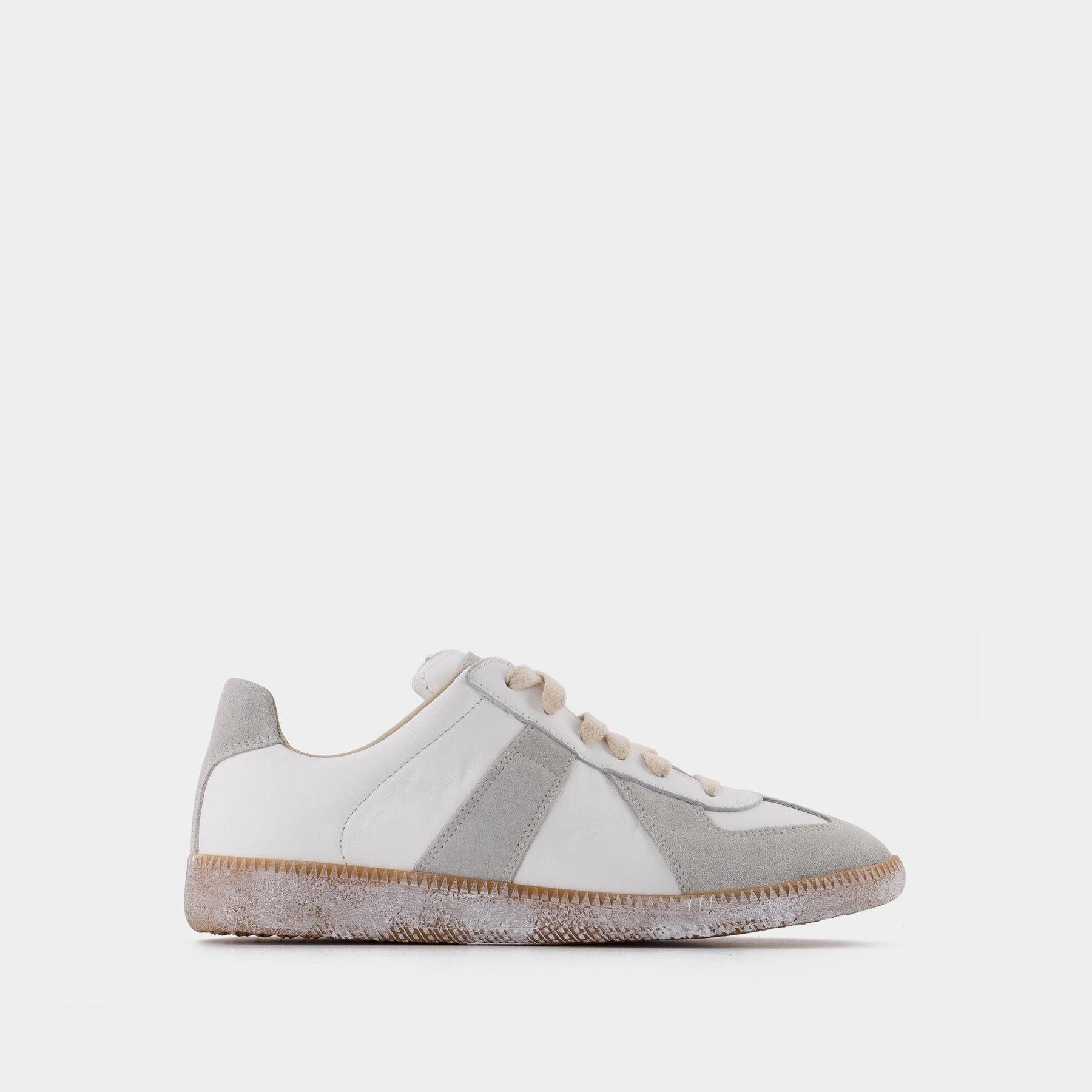 Baskets Replica Deconstructed en Cuir Blanc