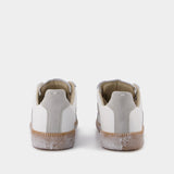 Baskets Replica Deconstructed en Cuir Blanc