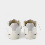 Baskets Evolution Low Top en Cuir Blanc