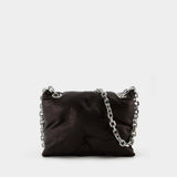 Sac Hobo Glam Slam Flap Small - Maison Margiela - Cuir - Noir