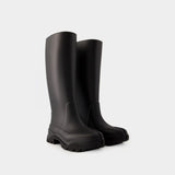 Bottes Tabi Rain - Maison Margiela - Caoutchouc - Noir