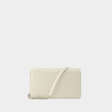 Wallet On Chain Medium - Maison Margiela - Cuir - Beige