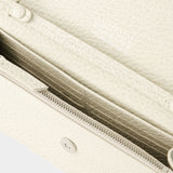 Wallet On Chain Medium - Maison Margiela - Cuir - Beige