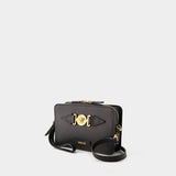Sac Caméra Medusa Biggie - Versace - Cuir - Noir