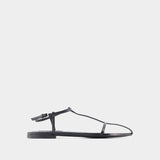 Sandales - Jil Sander - Cuir - Noir
