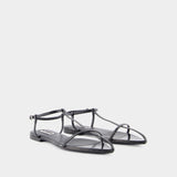Sandales - Jil Sander - Cuir - Noir