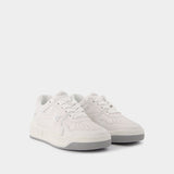 Baskets One Stud en Cuir Blanc