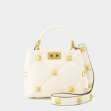 Sac Roman en Cuir Blanc