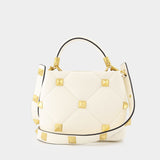 Sac Roman en Cuir Blanc