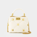Sac Roman en Cuir Blanc