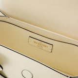 Sac À Main Sculpture Small - Valentino Garavani - Cuir - Ivoire