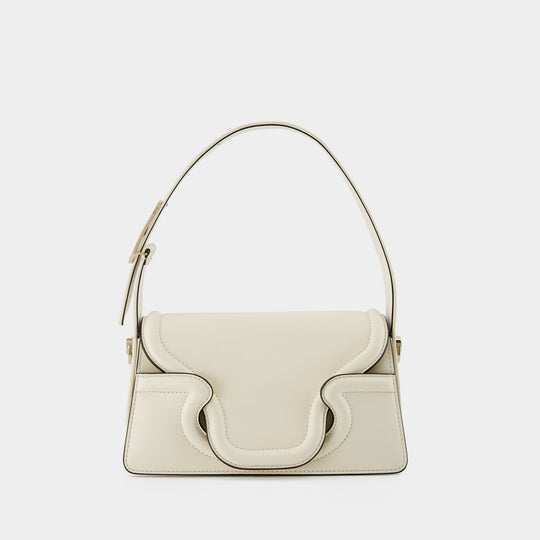 Sac À Main Sculpture Small - Valentino Garavani - Cuir - Ivoire