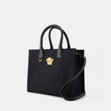 Tote Bag Small La Medusa - Versace - Coton - Noir