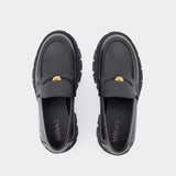 Mocassins - Versace - Cuir - Noir