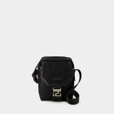 Sac À Bandoulière Neo Nylon - Versace - Nylon - Noir