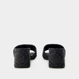 Mules Medusa 95-Day - Versace - Toile - Noir