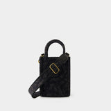 Tote Bag Mini Athena - Versace - Coton - Noir