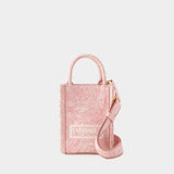Tote Bag Mini Athena - Versace - Coton - Rose