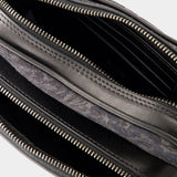 Sac À Bandoulière Small Athena - Versace - Toile - Noir