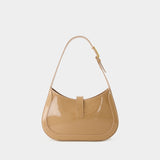 Sac Hobo Small Greca Goddess - Versace - Cuir - Blush