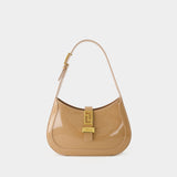 Sac Hobo Small Greca Goddess - Versace - Cuir - Blush