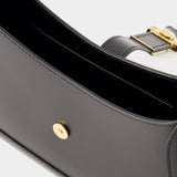 Sac Hobo Small Greca Goddess - Versace - Cuir - Noir