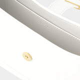 Sac Hobo Small Greca Goddess - Versace - Cuir - Blanc