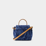 Sac À Main La Medusa - Versace - Coton - Bleu