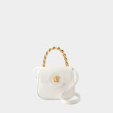 Sac À Main Mini La Medusa - Versace - Cuir - Blanc