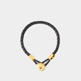 Bracelet Medusa Biggie - Versace - Métal - Noir