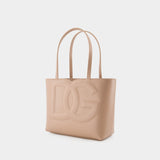 Sac Cabas à Logo - Dolce&Gabbana - Cuir - Cipria
