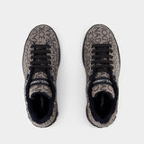 Sneakers Bassa - Dolce & Gabbana - Jacquard - Marron/Bleu