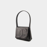 Sac Porté Épaule DG Logo - Dolce&Gabbana - Cuir - Noir