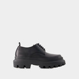 Derbies à Plateforme - Dolce&Gabbana - Cuir - Noir