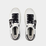 Sneakers Portofino - Dolce&Gabbana - Cuir - Noir/Blanc