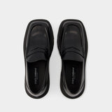 Mocassins Penny-Slot - Dolce&Gabbana - Cuir - Noir