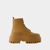 Bottines à Lacets - Dolce&Gabbana - Cuir - Cammello