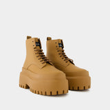 Bottines à Lacets - Dolce&Gabbana - Cuir - Cammello