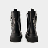 Bottes Black Sicily - Dolce&Gabbana - Cuir - Noir