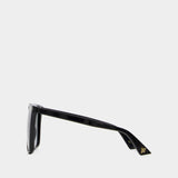Lunettes de Soleil en Acétate Noir/Gris