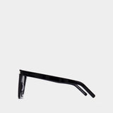 Lunettes de Soleil en Acétate Noir/Gris