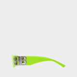 Lunettes De Soleil - Balenciaga - Acétate - Vert